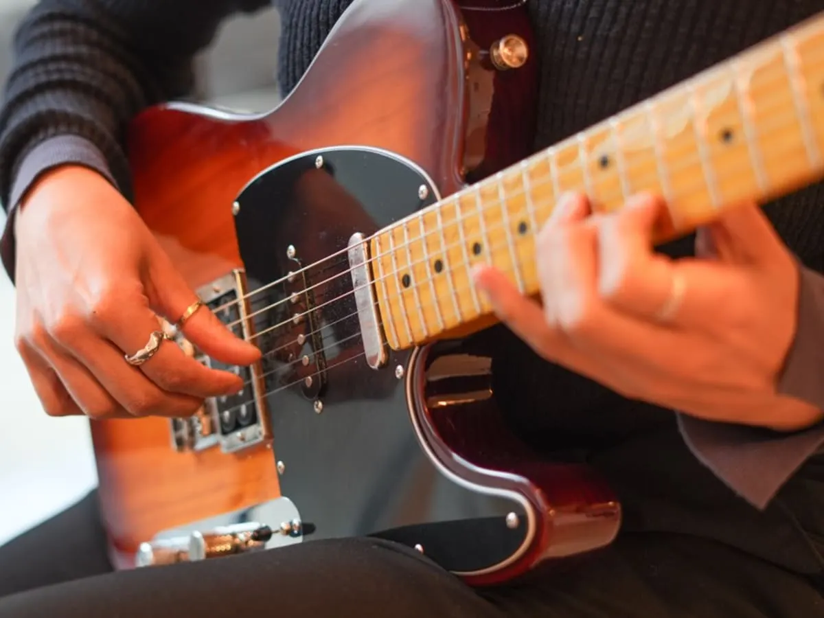 Guitare électrique.