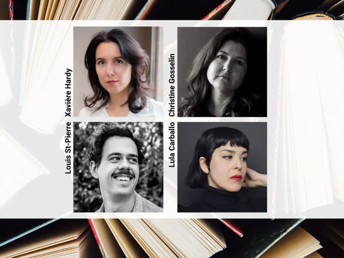 Photo des quatre personnes invitées