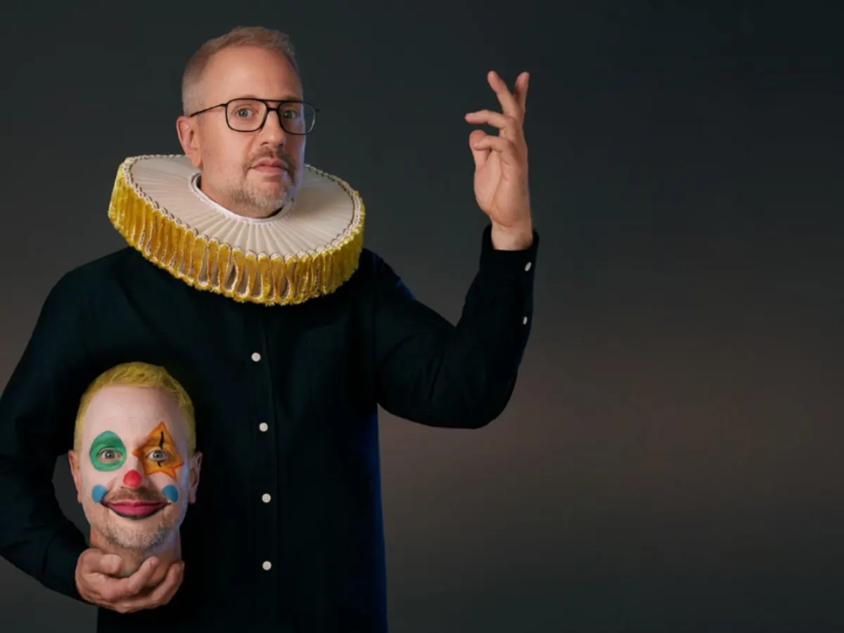 Martin Perizzolo dans son spectacle Perizzolo Le Dramatiste.
