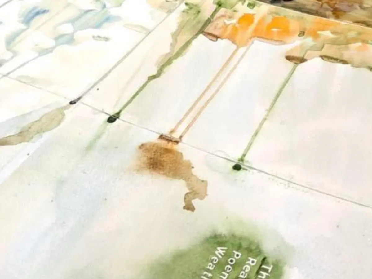 une image de création en aquarelle