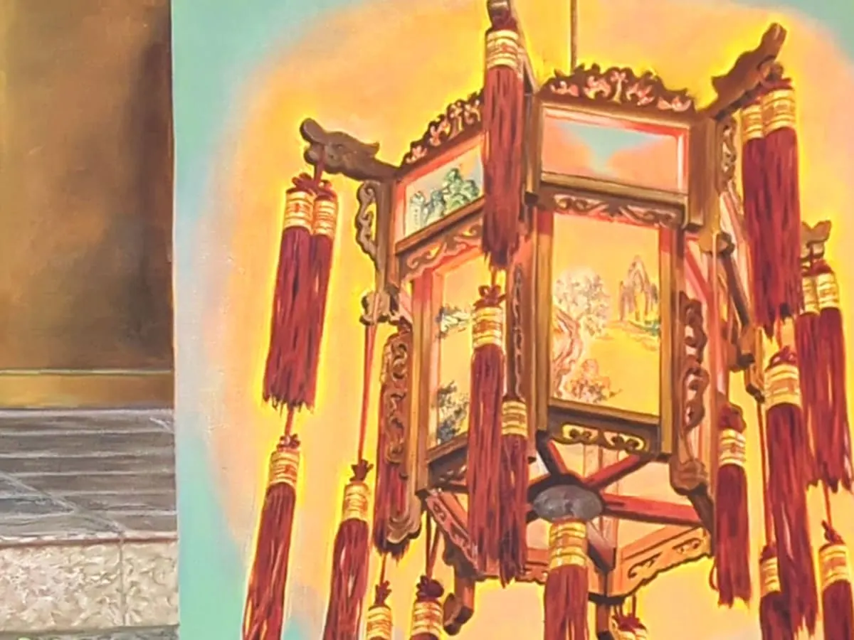 Une des peintures que l'on retrouve dans l'exposition.
